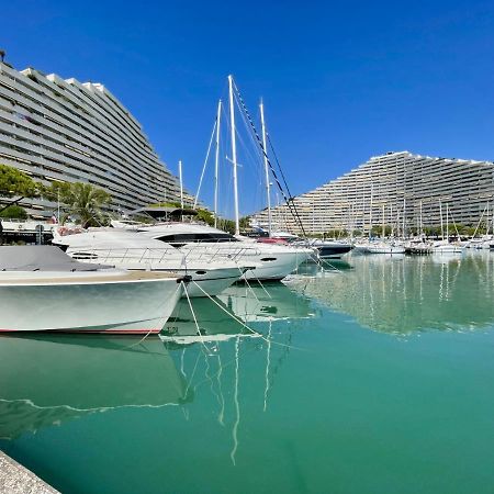 וילנב-לובה #41 Marina Riviera Bay - Marine Baie Des Anges - Studio Vue Mer Et Port מראה חיצוני תמונה